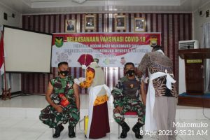 Lanjutan Vaksinasi Covid-19 Tahap 2 Bagi TNI-Polri Di Polres Mukomuko