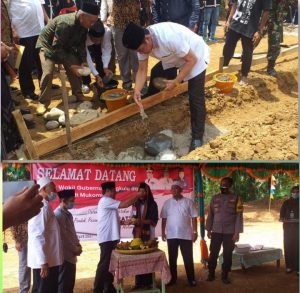 Wagub Bengkulu Hadiri Peletakan Batu Pertama Pembangunan Asrama Ponpes Al-Fattah Nailul Anwar