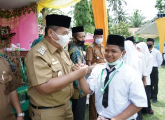 Wakil Bupati Asahan Lepas Peserta Didik Kelas IX MTs Al-Washliyah 64 Pasar Lembu