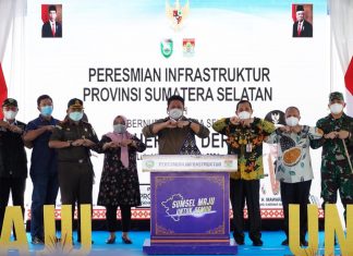 Resmikan 56 Infrastruktur Lubuk Linggau HD Dorong Pembangunan Berkelanjutan