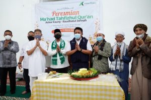 HD Resmikan Masjid Raudatul Jannah Gandus dan Ma’had Tahfizul Qur’an Askar Kauny Sumsel