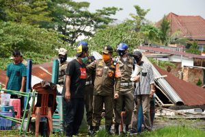 Pemprov Sumsel Tertibkan Bangunan Liar di Tanah Aset Milik Pemprov Yang Tidak Berizin