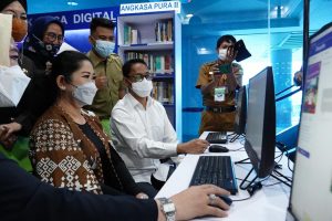 Feby Deru Resmikan POCADI Bandara SMB II