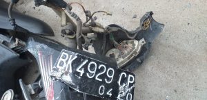 Ditabrak Truk Box, Pengendara Suzuki Smash Warga Sergai Tewas di TKP