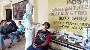Giat Swab Antigen Gratis di Polsek Setiabudi Hari Ini Semua Hasilnya Negatif
