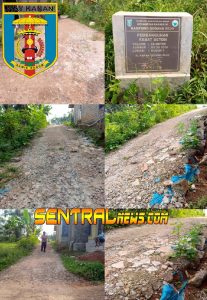 Rabat Beton di Dusun Lima Hancur Masyarakat Gedung Rejo Geram