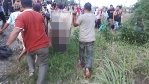 Warga Perbaungan Digegerkan Penemuan Seorang Pria Tanpa Identitas Terbakar