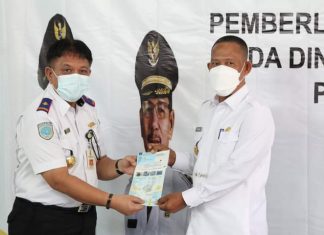 Dishub Bulungan Luncurkan BLUE Card l, Buktikan Uji Kendaraan Secara Elektronik