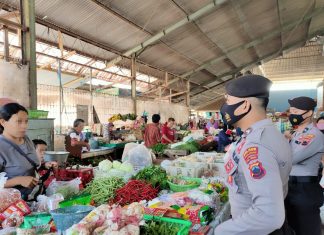 Patroli Prokes, Petugas Masih Banyak Menemukan Para Pedagang Tidak Memakai Masker