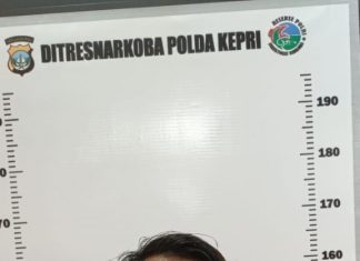 Dit Resnarkoba Polda Kepri Berhasil Amankan Seorang Tersangka Tindak Pidana Narkotika Jenis Sabu