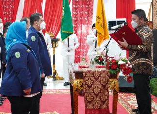 HD Kukuhkan Karang Taruna Prov. Sumsel 2020 – 2025