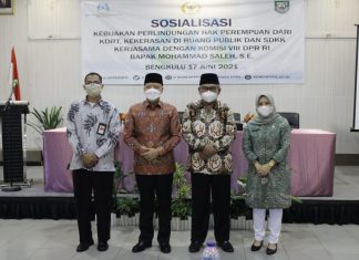 Pemprov Gandeng DPR RI Turunkan Angka Kekerasan Terhadap Anak dan Perempuan di Bengkulu