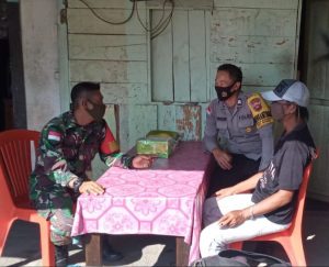 WUJUD SINERGITAS, BABINSA BERSAMA BHABINKAMTIBMAS KOMSOS DENGAN PERANGKAT DESA
