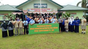 Antusias Siswa Siswi Dalam Kegiatan WNMBN Di Makodim 1206/Psb
