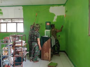 Warna Hijau Adalah Ciri Khas TNI Dan Menjadi Cat Musolah