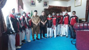 Ikut Kejuaraan di Pariaman, Penkab Taekwondo Indonesia Seluma Pamitan ke Bupati