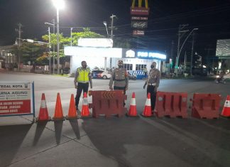 Wau! 13 Titik Akses Masuk Kota Tegal Ditutup