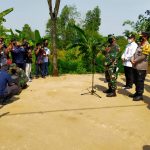 Di Lokasi TMMD Ke 111 Jambe, Insan Media Turun Liput Kegiatan TMMD