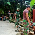 Turab Yang Dibangun Anggota Satgas Bersama Warga Sesuai Spesifikasi Yang Di Rencanakan
