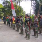 Apel Pagi Sebelum Melaksanakan Tugas, di TMMD Ke-111 Jambe