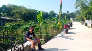 Jalan Penghubung Dua Kampung Sekarang Jadi Mulus