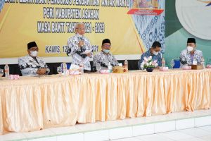 Bupati Asahan Hadiri Pelantikan Pengurus PGRI Masa Bakti 2021- 2023