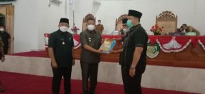 DPRD Seluma Paripurna Nota Pengantar Tiga Raperda