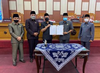 Paripurna Ke-19 Masa Sidang Kedua Tahun 2021, DPRD Kota Bengkulu Sampaikan 6 Rancangan Raperda