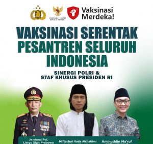 Gelar Vaksin Serentak, Polres Mukomuko Gandeng Pondok Pesantren