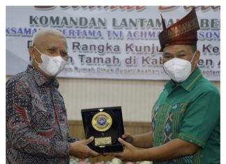 Pemkab Asahan Terima Kunjungan Kerja Dan Ramah Tamah Komandan Lantamal I Belawan