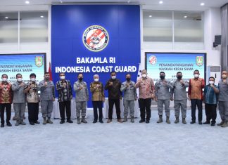 Bupati Asahan Tandatangani MoU Kerjasama Dengan Badan Keamanan Laut Republik Indonesia