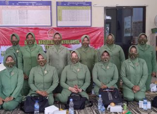 Posyandu Anggrek VI Bedahan Dapat Penyuluhan Program TMMD ke-112