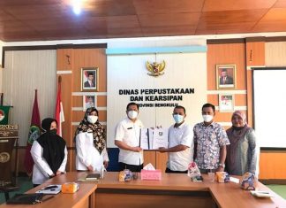Perpusda Provinsi Bengkulu Terima Kunjungan Perpusda Kota Solok Dalam Rangka Sharing Informasi