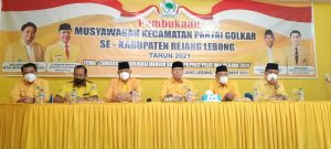 Muscam DPD Partai RL, Pesan Rohidin Mersyah : Wilayah RL Merupakan Kantong Utama Suara Partai Golkar