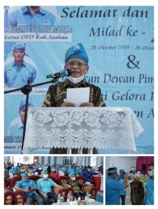 Bupati Hadiri Milad ke-2 Partai Gelora Indonesia dan Pelantikan DPD Partai Gelora Indonesia Kabupaten Asahan