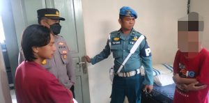 Bentuk Sinergitas TNI/Polri Dalam Jaga Kamtibmas, Lanal Bengkulu Amankan Pelaku Curanmor
