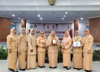 Dharma Wanita Persatuan Kabupaten Asahan Raih Penghargaan Terbaik E – Reporting
