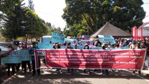 Dinilai Tidak Bermanfaat, 3 Desa Gelar Aksi Demo Terkait Pembaharuan HGU PT. Pamor Ganda