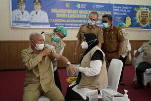 Pemkab Asahan Laksanakan Vaksinasi Covid-19 Dosis Lanjutan (Booster)