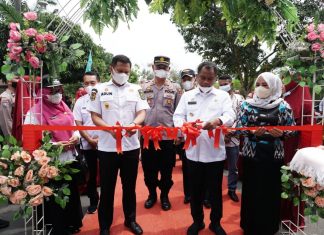 Bupati Sergai Resmikan Jalan di Bajaronggi