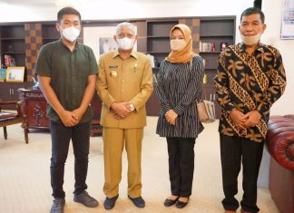 Bupati Asahan Terima Kunjungan Dua Anak Berprestasi