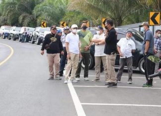 Patroli Ruas Jalan Nasional Elevated Air Sebakul – Nakau, Dishub Bengkulu Tertibkan Tata Cara Bermuatan