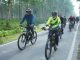 Bupati Asahan Gowes Bareng Ketua PKK dan OPD