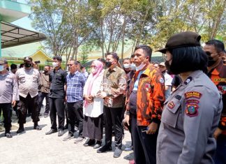 Ketua DPRD dr Riski Terima Massa MPC Pemuda Pancasila Sergai