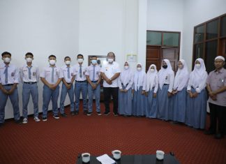 Siswa-siswi SMA Negeri 3 Kisaran Audensi Bersama Wakil Bupati Asahan