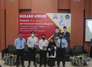 Kuliah Umum Mengenai Dana DIPA dan Dana Desa, Fakultas Ekonomi & Bisnis Islam UIN FAS Bengkulu Gandeng Kementrian