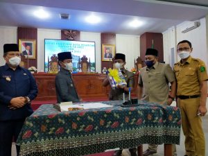 DPRD Lebong Terima 3 Nota Pengantar Raperda