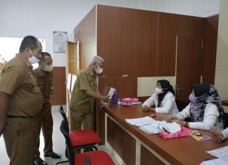 Pertama Kerja Bupati dan Wakil Bupati Asahan Sidak ke Sejumlah OPD