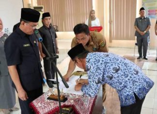 Lantik Eselon III dan IV, Sekda BS Minta Laksanakan Tugas Dengan Baik
