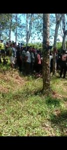 Masa Kembali Gruduk PT. Pamor Ganda Minta Tarik Laporan dan Bebaskan Warga Yang Ditahan